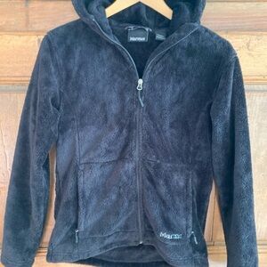 Marrmot Women’s Sherpa fleece full zip sz M
